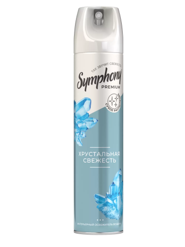 SYMPHONY PREMIUM освежитель воздуха хрустальная свежесть 300мл (6)